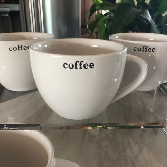 LARGE COFFEE/CAPPUCCINO MUG WITH OLD FASHIONED TYPEWRITER FONT - Picture 1 of 7